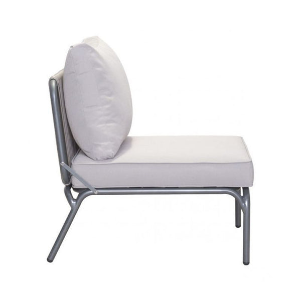 Pier Armless Single Gray