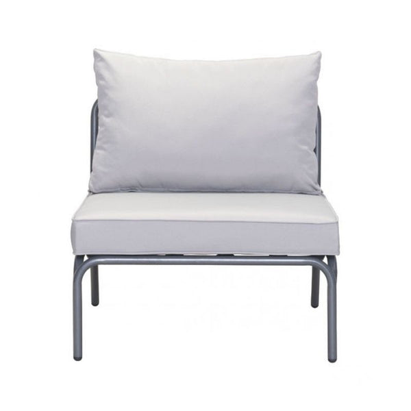 Pier Armless Single Gray