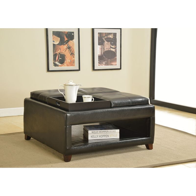 Oversized Ottoman WIth 4 Trays by Furniture and Things