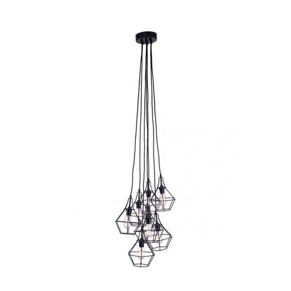 Palmerston Ceiling Lamp Distressed Black