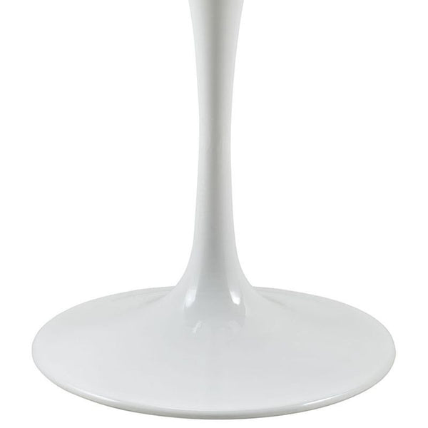 Lippa 36" Wood Top Dining Table in White