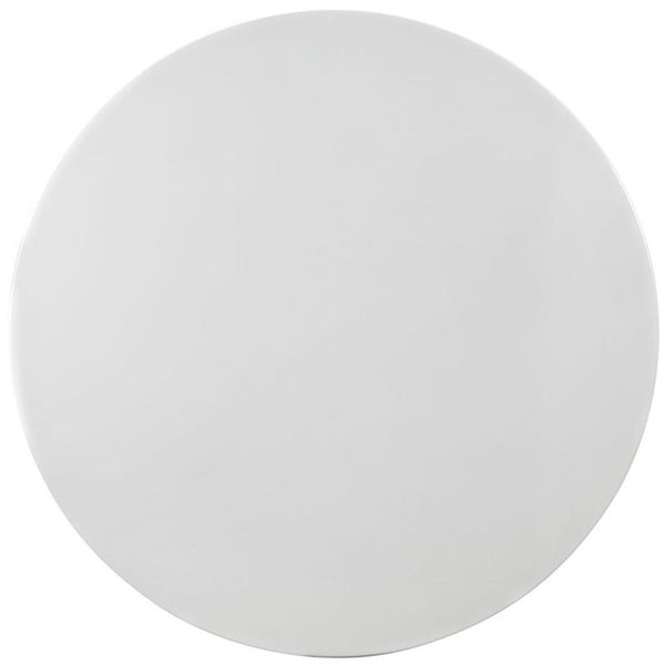 Lippa 47" Wood Top Dining Table in White