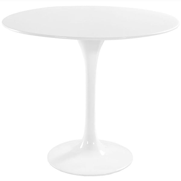 Lippa 36" Fiberglass Dining Table in White