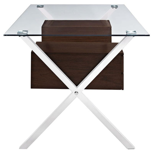 Abeyance Office Desk in Walnut