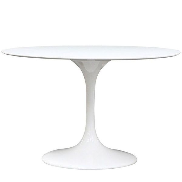 Lippa 48" Fiberglass Dining Table in White