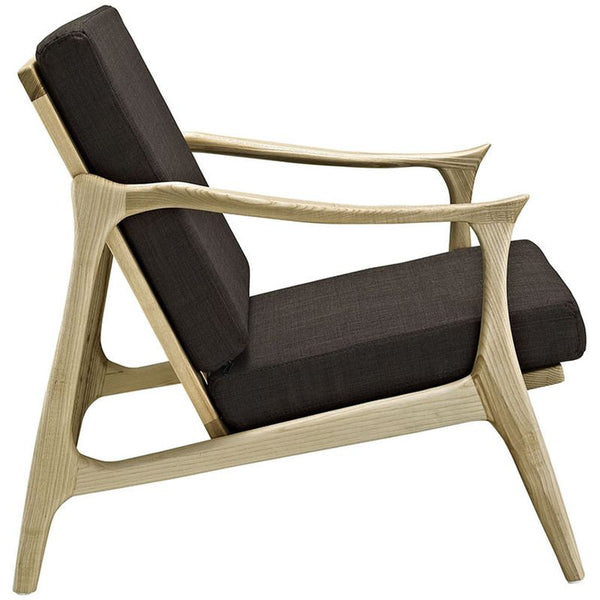 Pace Armchair in Natural Chocolate by Furniture and Things