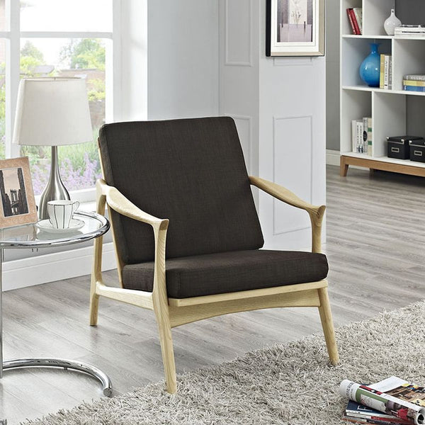 Pace Armchair in Natural Chocolate by Furniture and Things