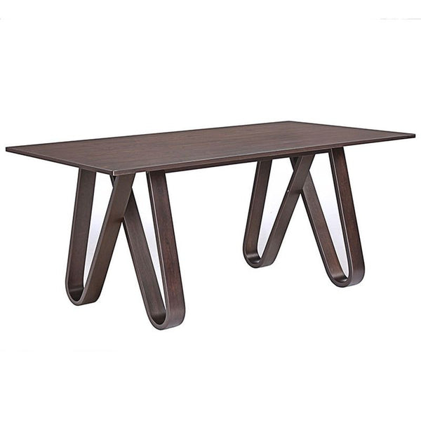 Cision Dining Table in Walnut