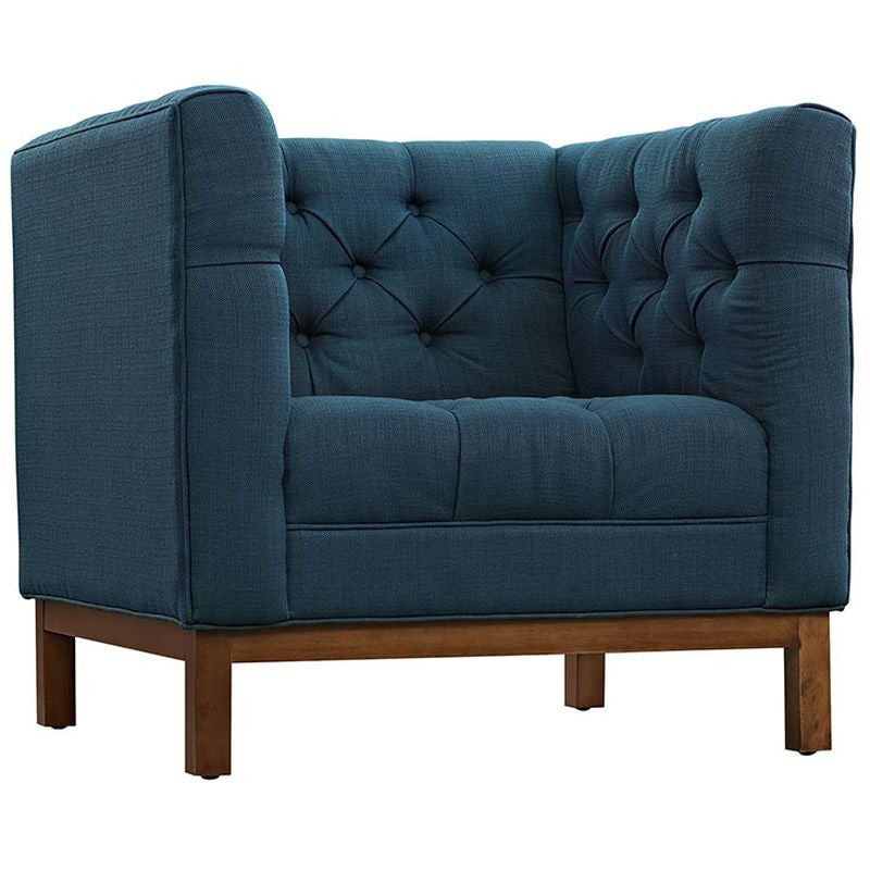 Panache Fabric Armchair in Azure
