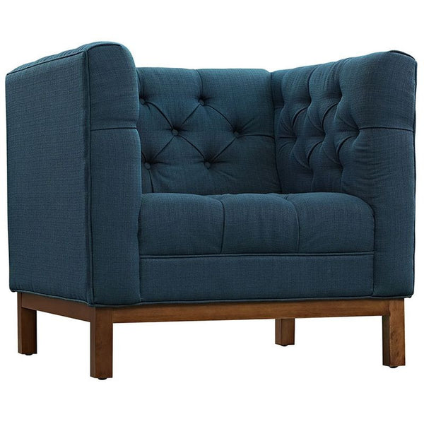 Panache Fabric Armchair in Azure
