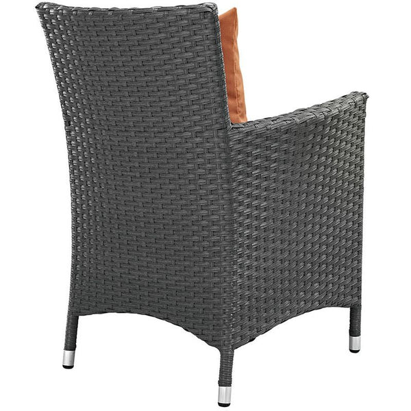Sojourn Dining Outdoor Patio Sunbrella® Armchair in Canvas Tuscan