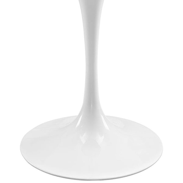 Lippa 48" Oval-Shaped Wood Top Dining Table in White