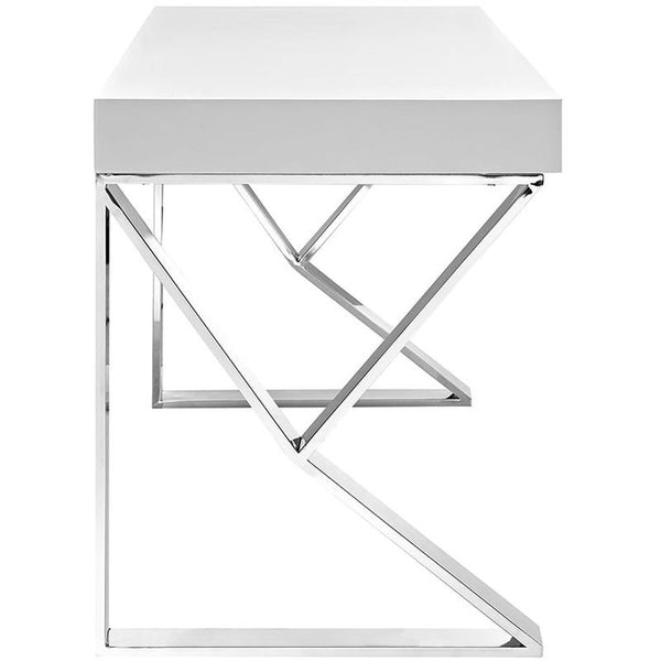 Adjacent Desk in White by Furniture and Things