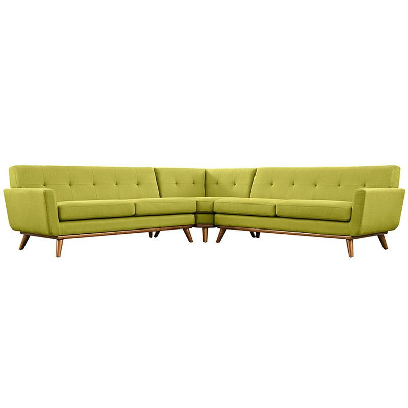 Engage L-Shaped Sectional Sofa in Wheat