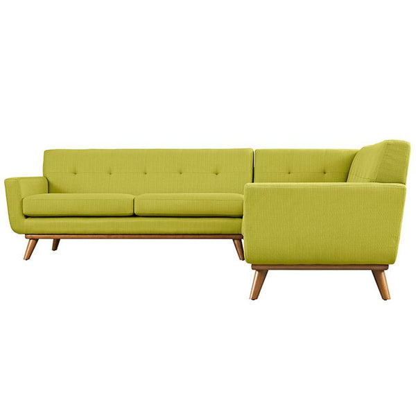 Engage L-Shaped Sectional Sofa in Wheat