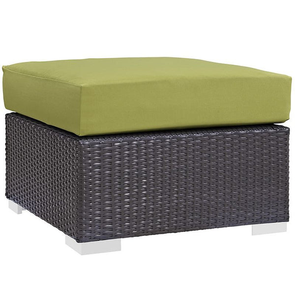 Convene 3 Piece Outdoor Patio Sofa Set in Espresso Peridot