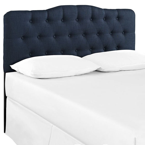 Annabel Full Fabric Headboard in Navy