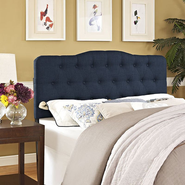 Annabel Full Fabric Headboard in Navy