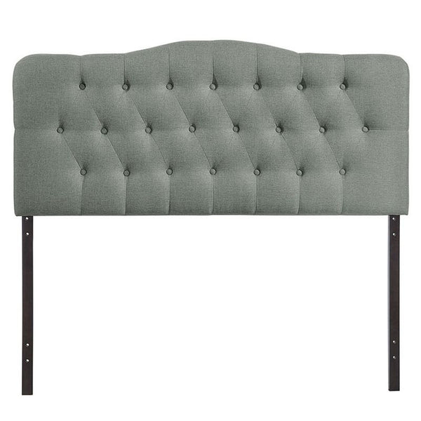 Annabel King Fabric Headboard in Gray