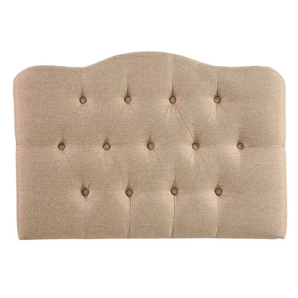 Annabel Twin Fabric Headboard in Beige