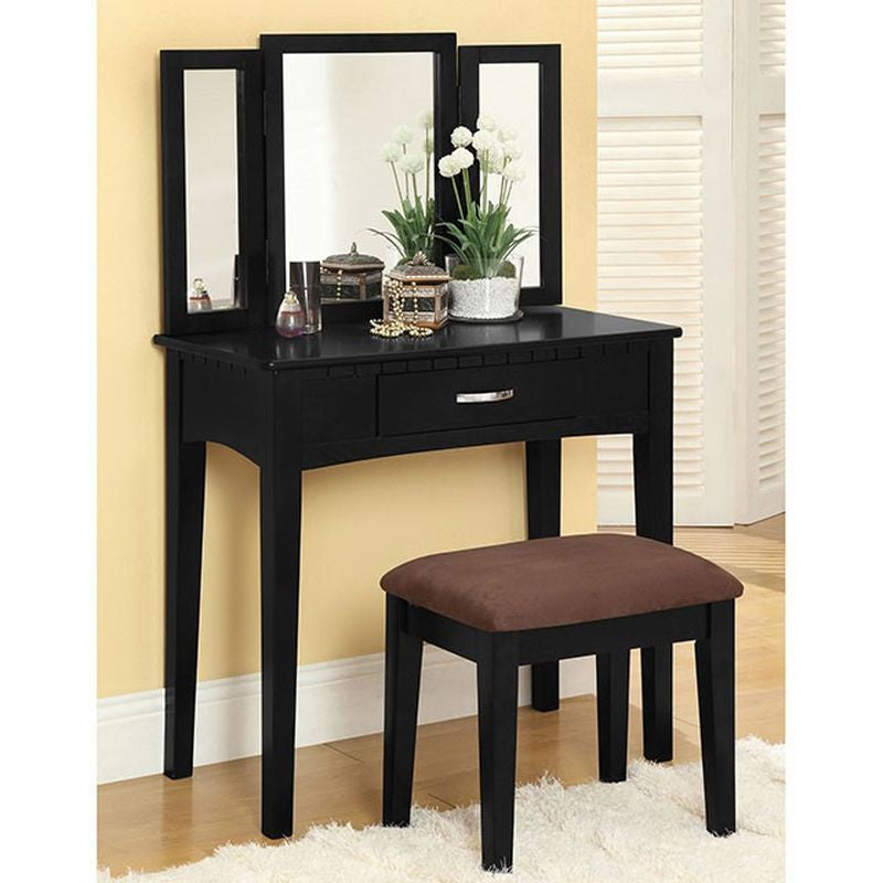 Potterville Black Vanity Table