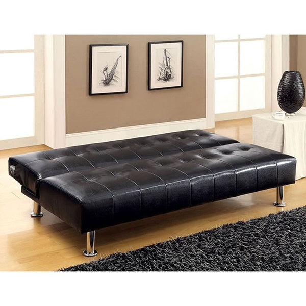 Bulle Black Futon Sofa