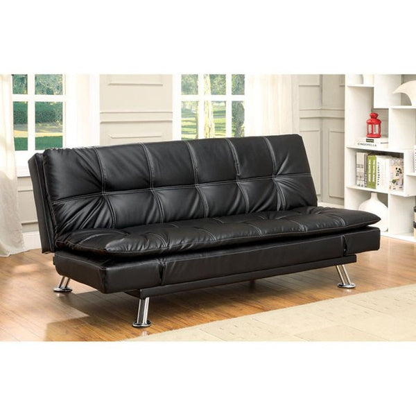 Hauser II Black Futon Sofa