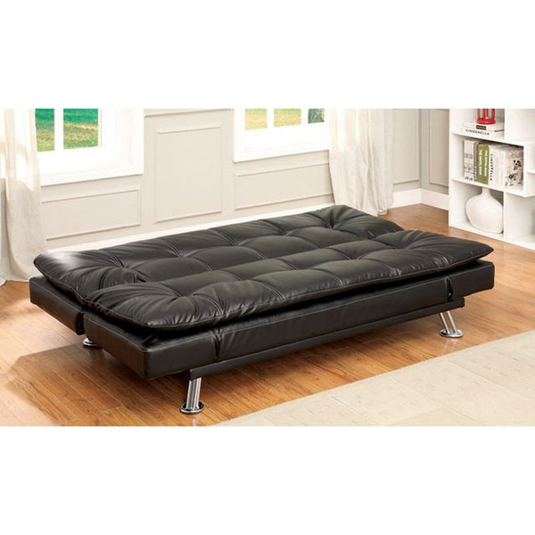 Hauser II Black Futon Sofa
