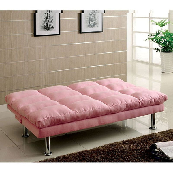 Saratoga Pink Futon Sofa