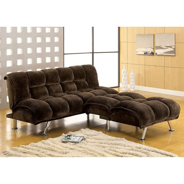 Marbelle Dark Brown Futon Sofa