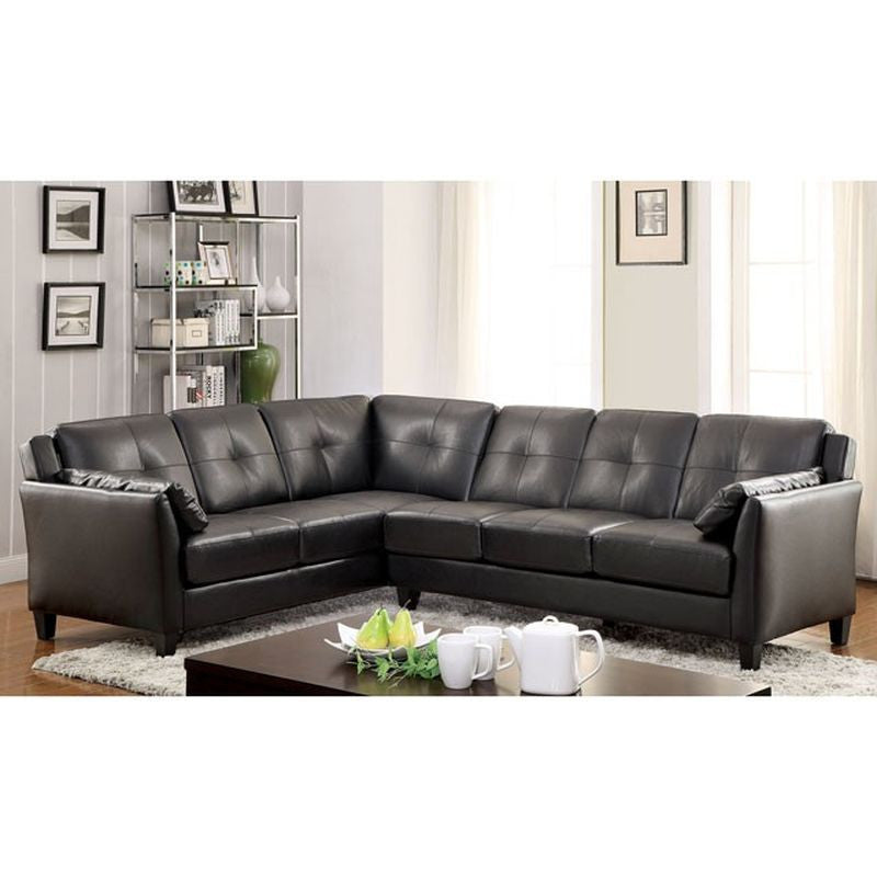 Peever Black Sectional