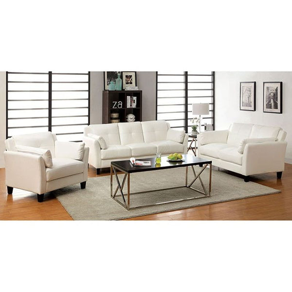 Pierre White Love Seat