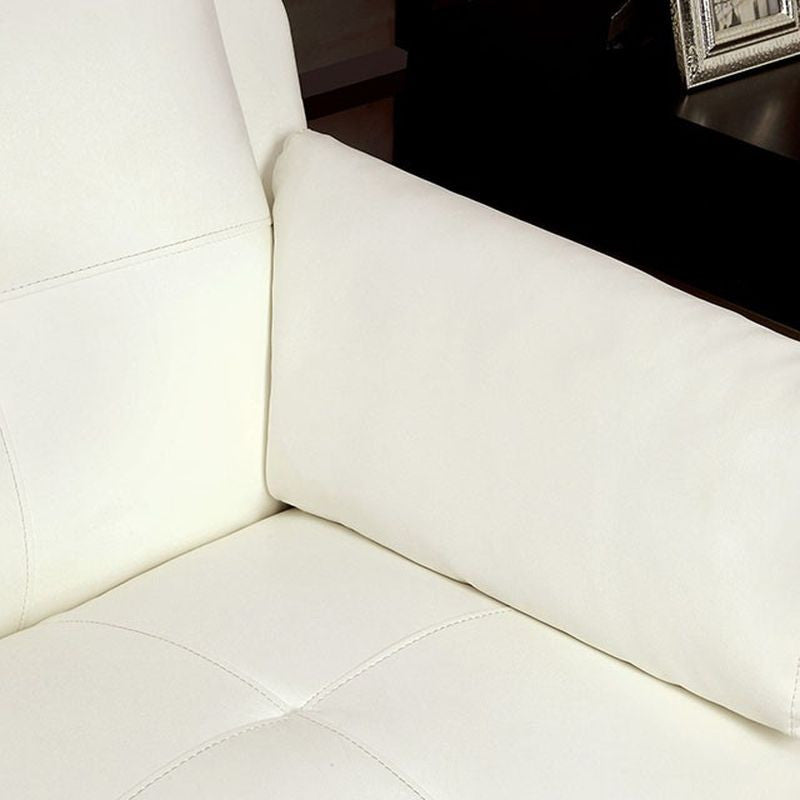 Pierre White Love Seat