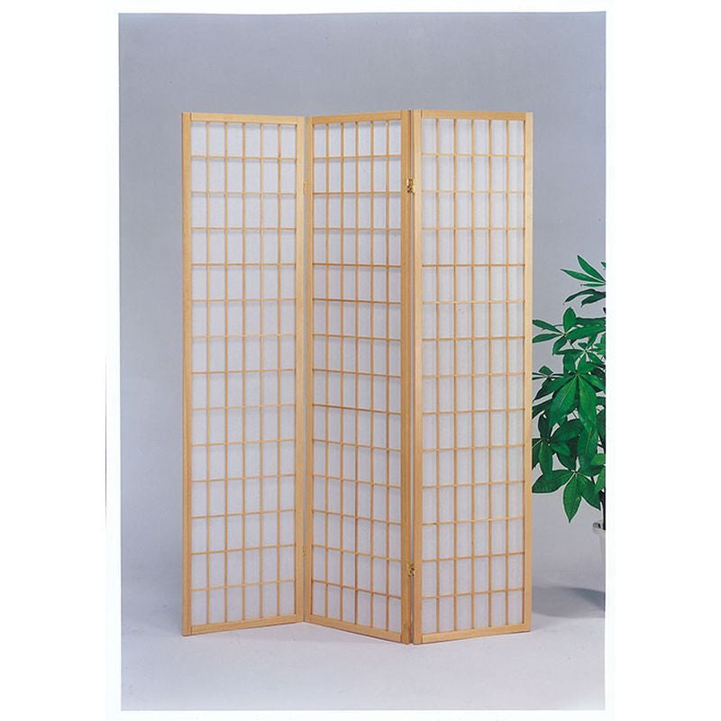 3-Panel Wooden Screen