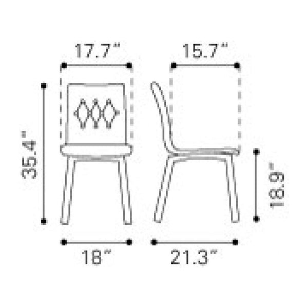 Orebro Dining Chair Tobacco