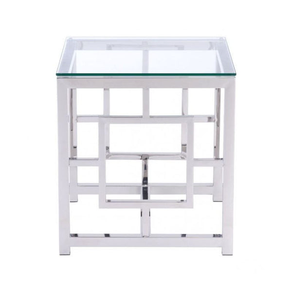 Geranium Side Table Stainless Steel