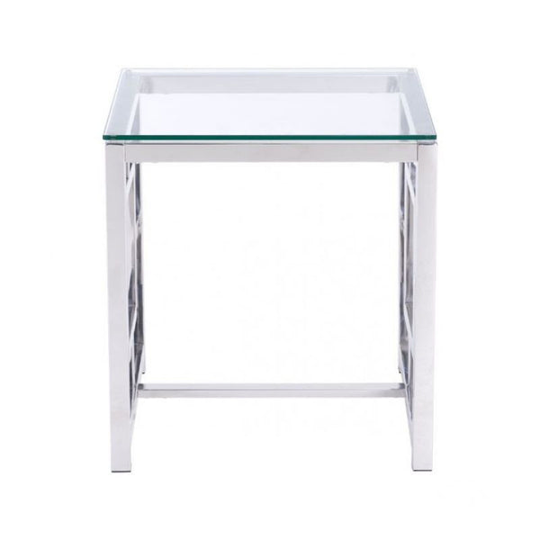 Geranium Side Table Stainless Steel