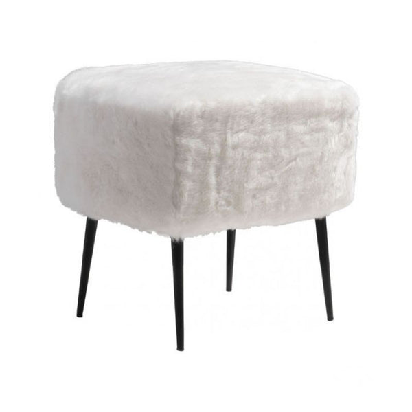 Fuzz Stool White