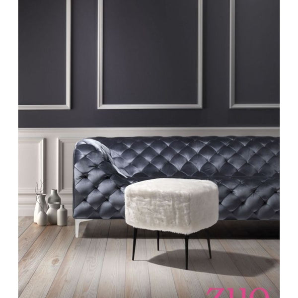 Fuzz Stool White