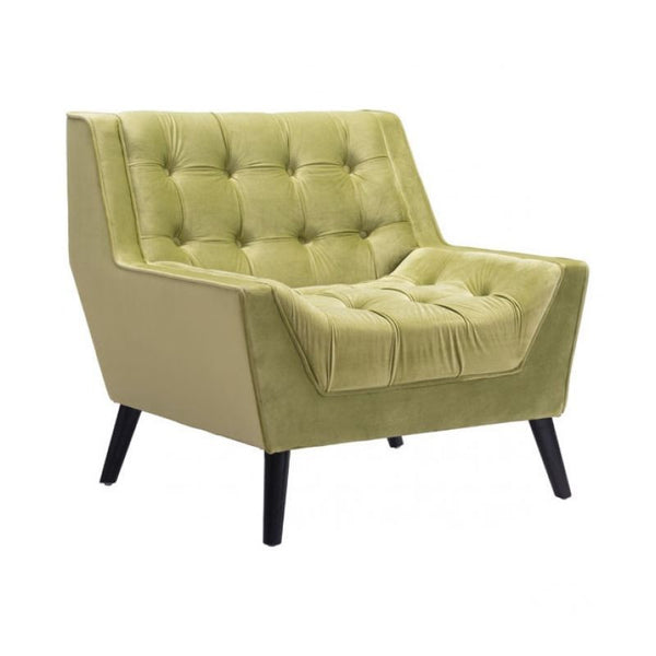 Nantucket Arm Chair Green Velvet
