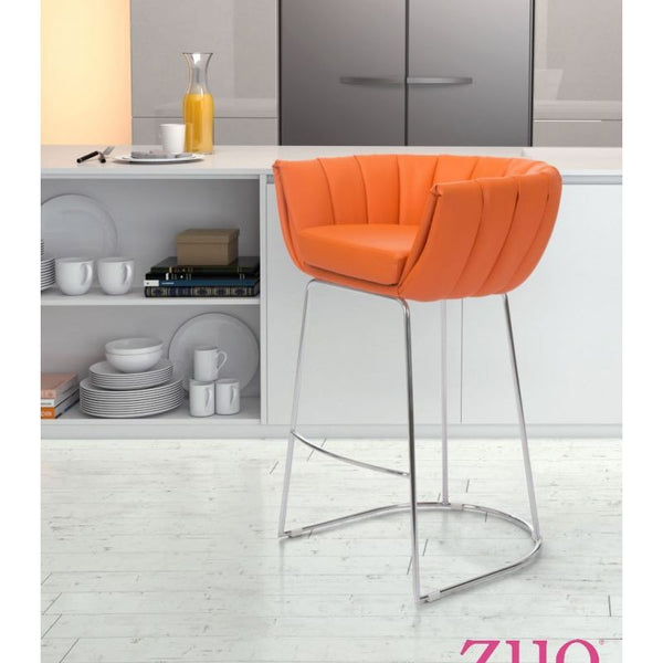 Latte Bar Chair Orange