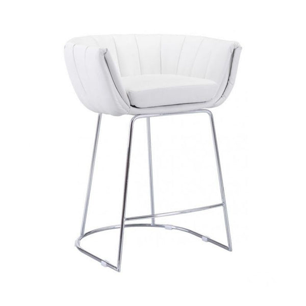 Latte Counter Chair White