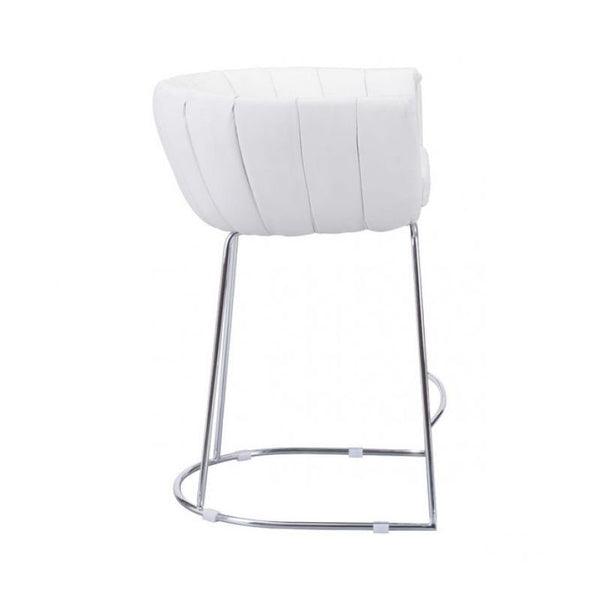 Latte Counter Chair White