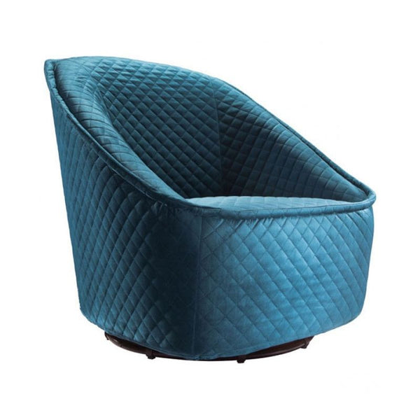 Pug Swivel Chair Aquamarine
