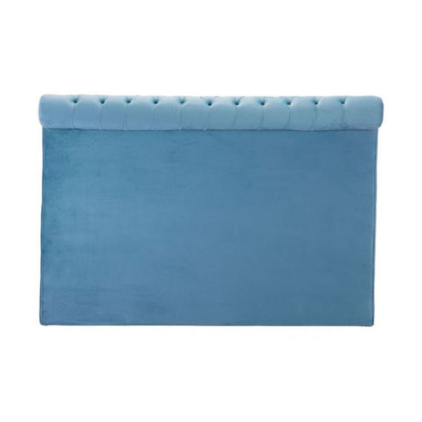 Sergio Headboard King Blue Velvet