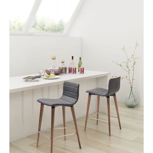 Jericho Counter Chair Gray