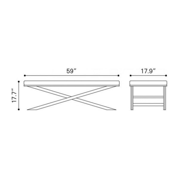 Pontis Bench White