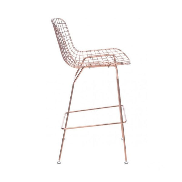 Wire Bar Chair Rose Gold