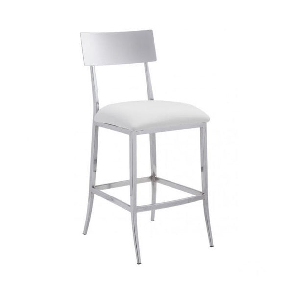 Mach Counter Chair White