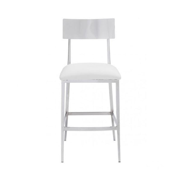 Mach Counter Chair White